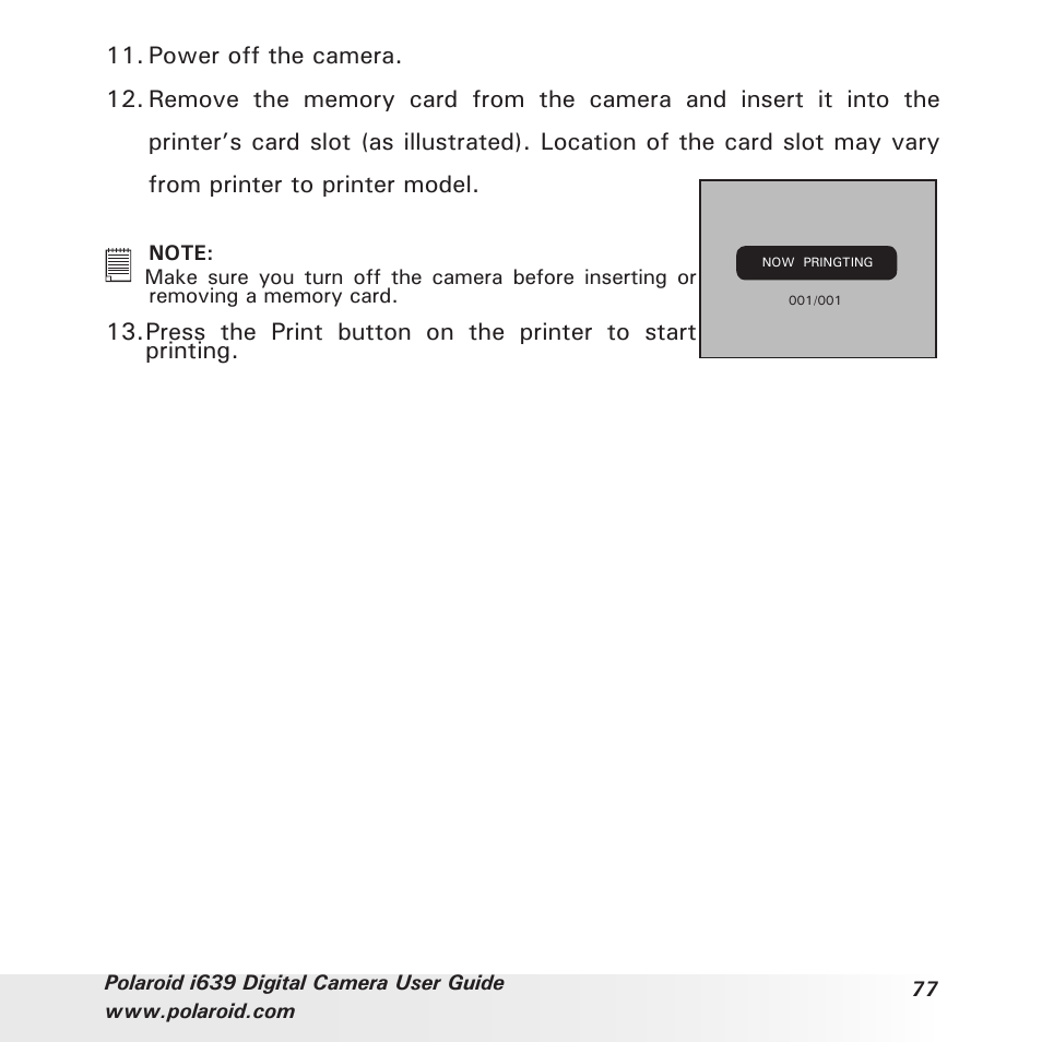 Polaroid i639 User Manual | Page 77 / 107