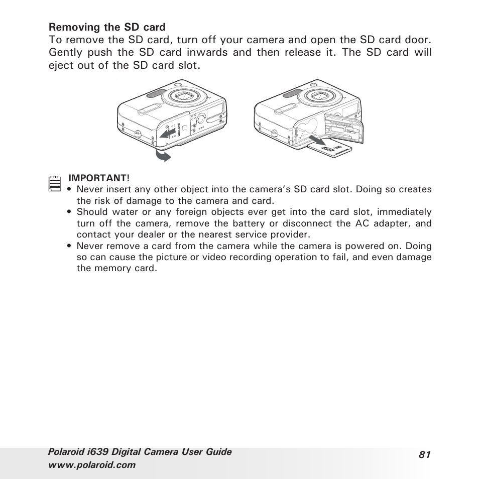 Polaroid i639 User Manual | Page 81 / 107