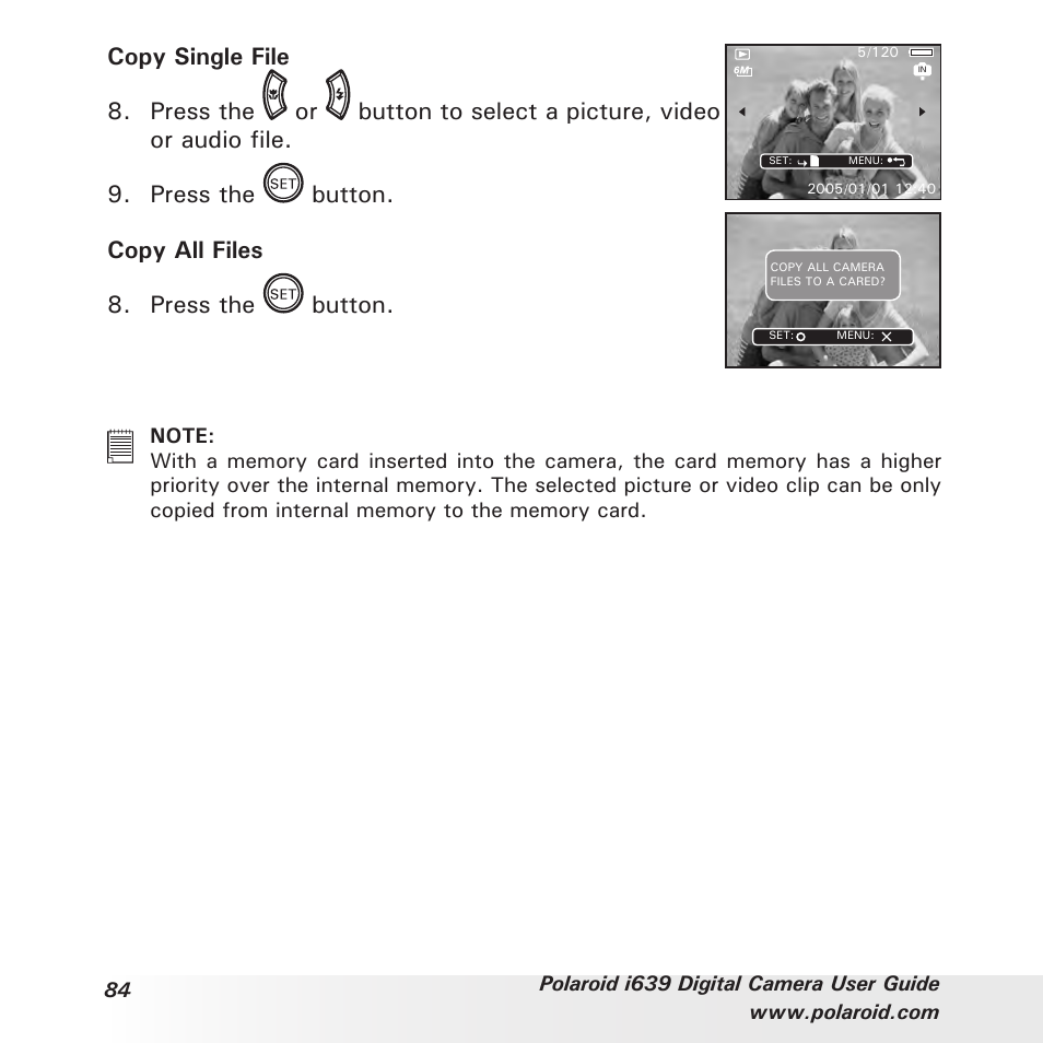 Polaroid i639 User Manual | Page 84 / 107