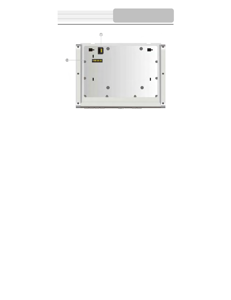 View of bottom panel | Polaroid PDU-0832DS User Manual | Page 11 / 41