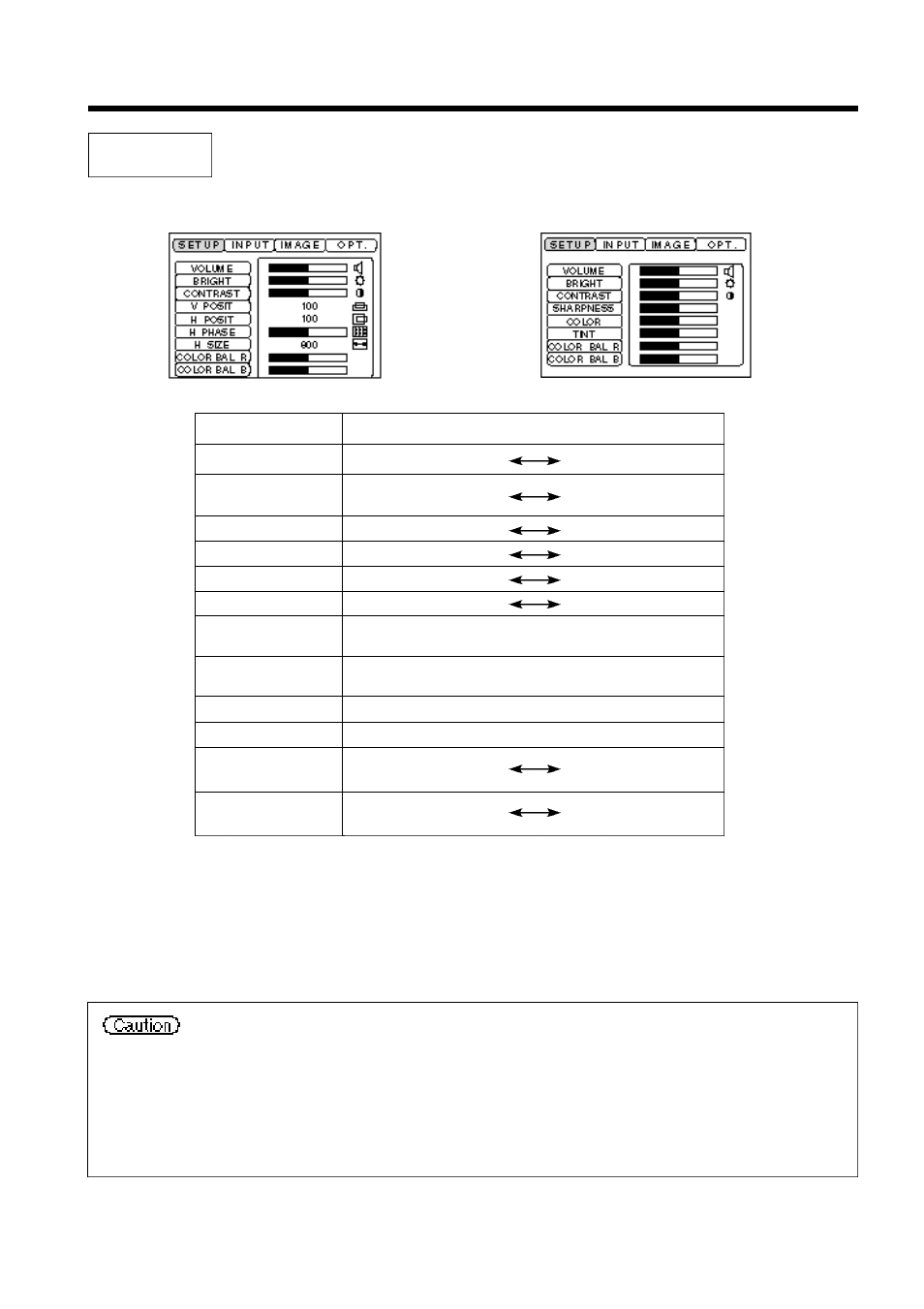 Adjustments and functions (continu e d ), Set up, Using the setup menu | Polaroid PV 360 User Manual | Page 18 / 35