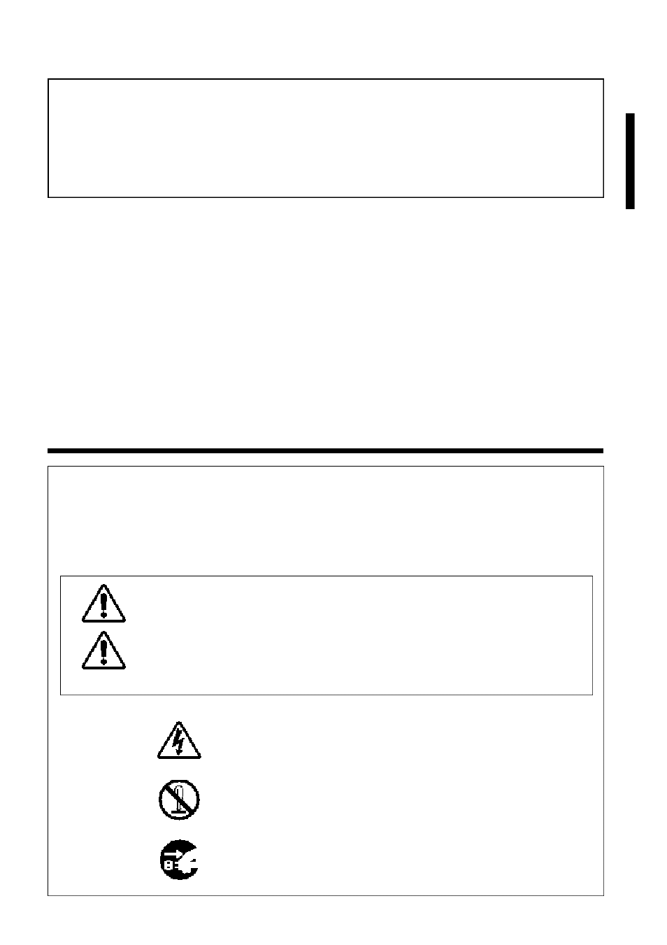 Before use, Warning, Caution | Polaroid PV 360 User Manual | Page 3 / 35