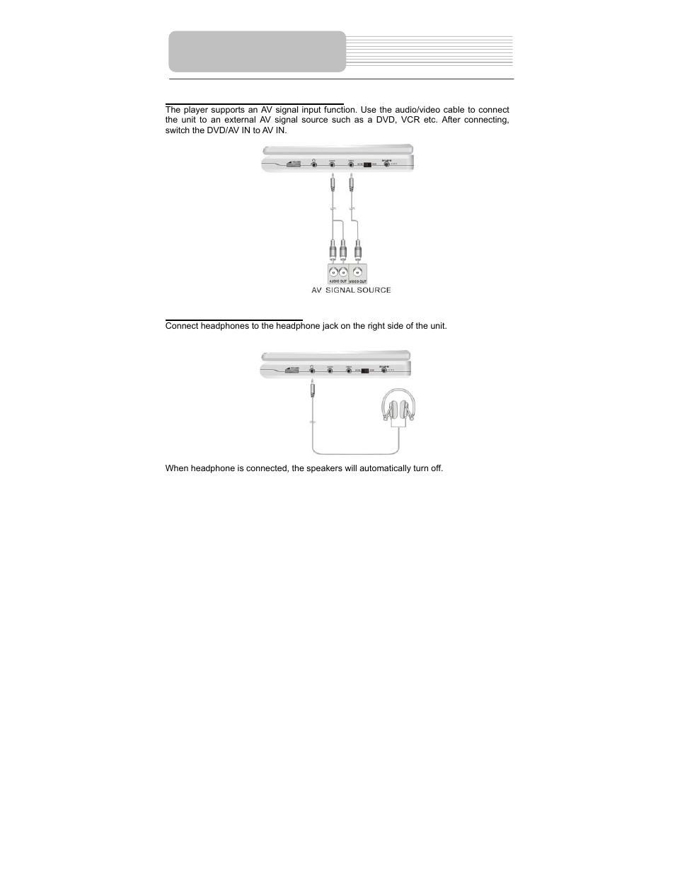 System connections | Polaroid PDM-0817 User Manual | Page 18 / 67