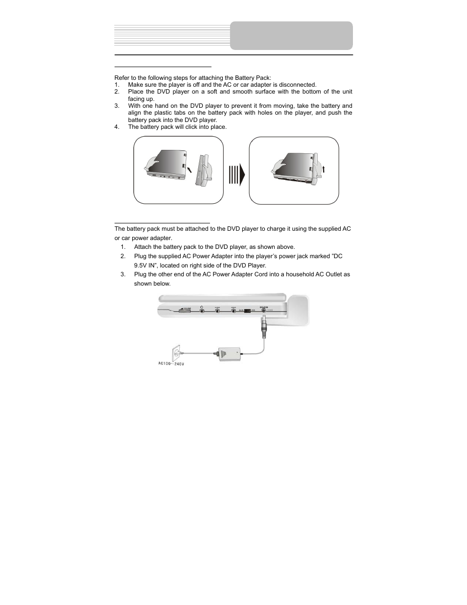 Rechargeable battery | Polaroid PDM-0817 User Manual | Page 21 / 67