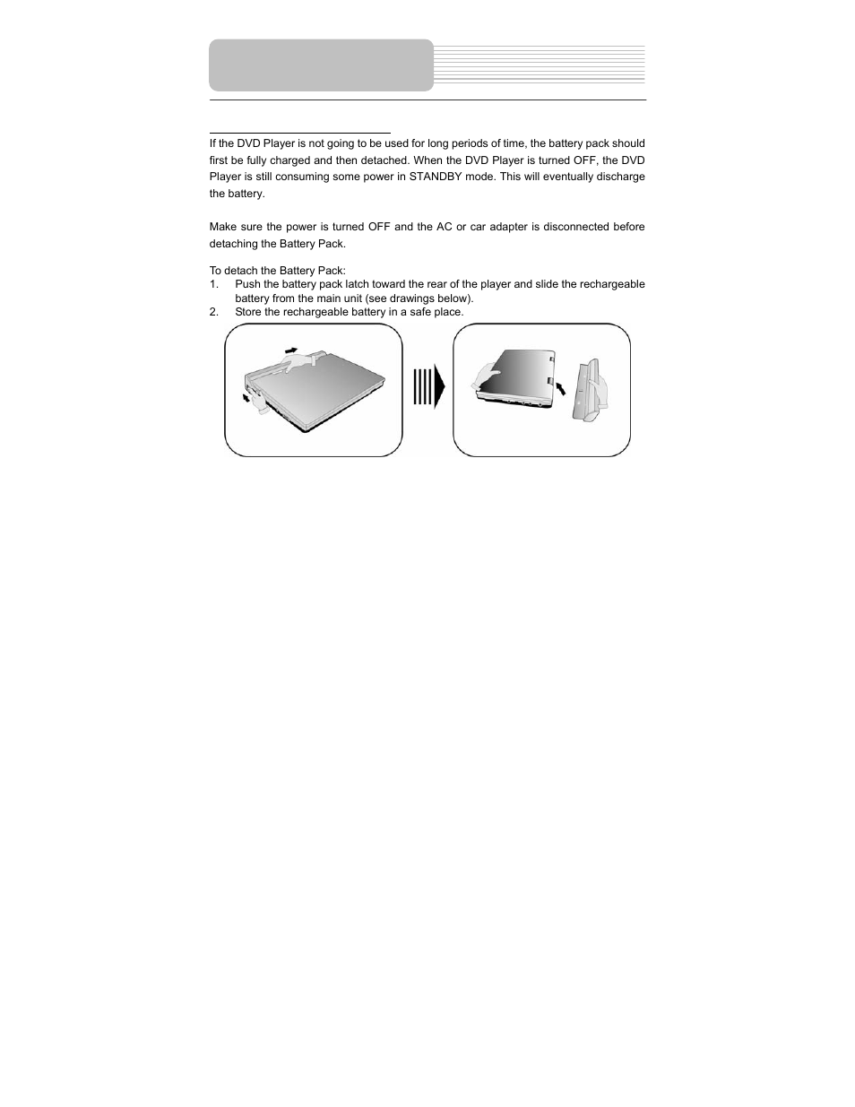 Rechargeable battery | Polaroid PDM-0817 User Manual | Page 22 / 67