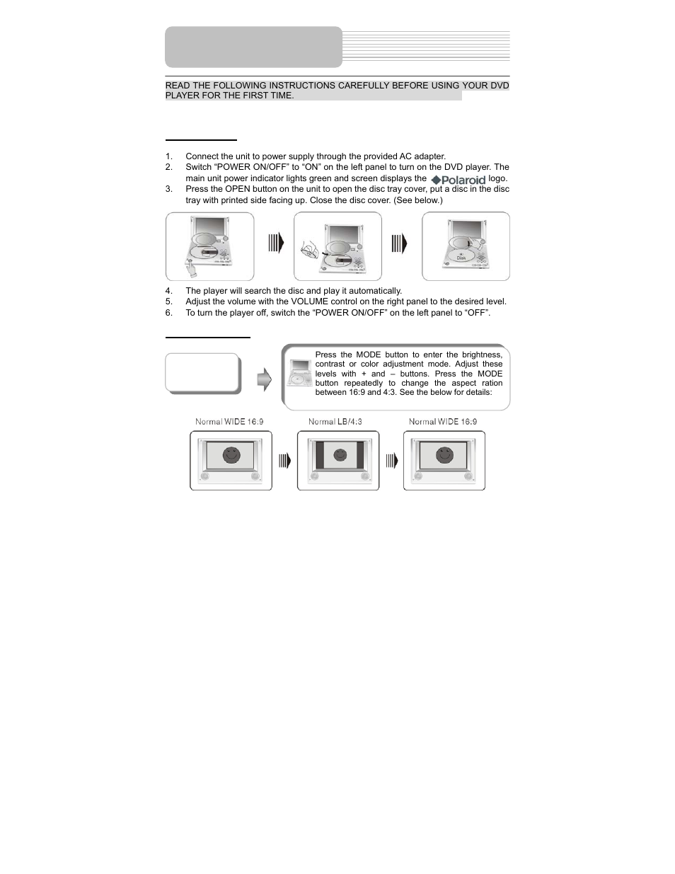 Playback operation | Polaroid PDM-0817 User Manual | Page 24 / 67