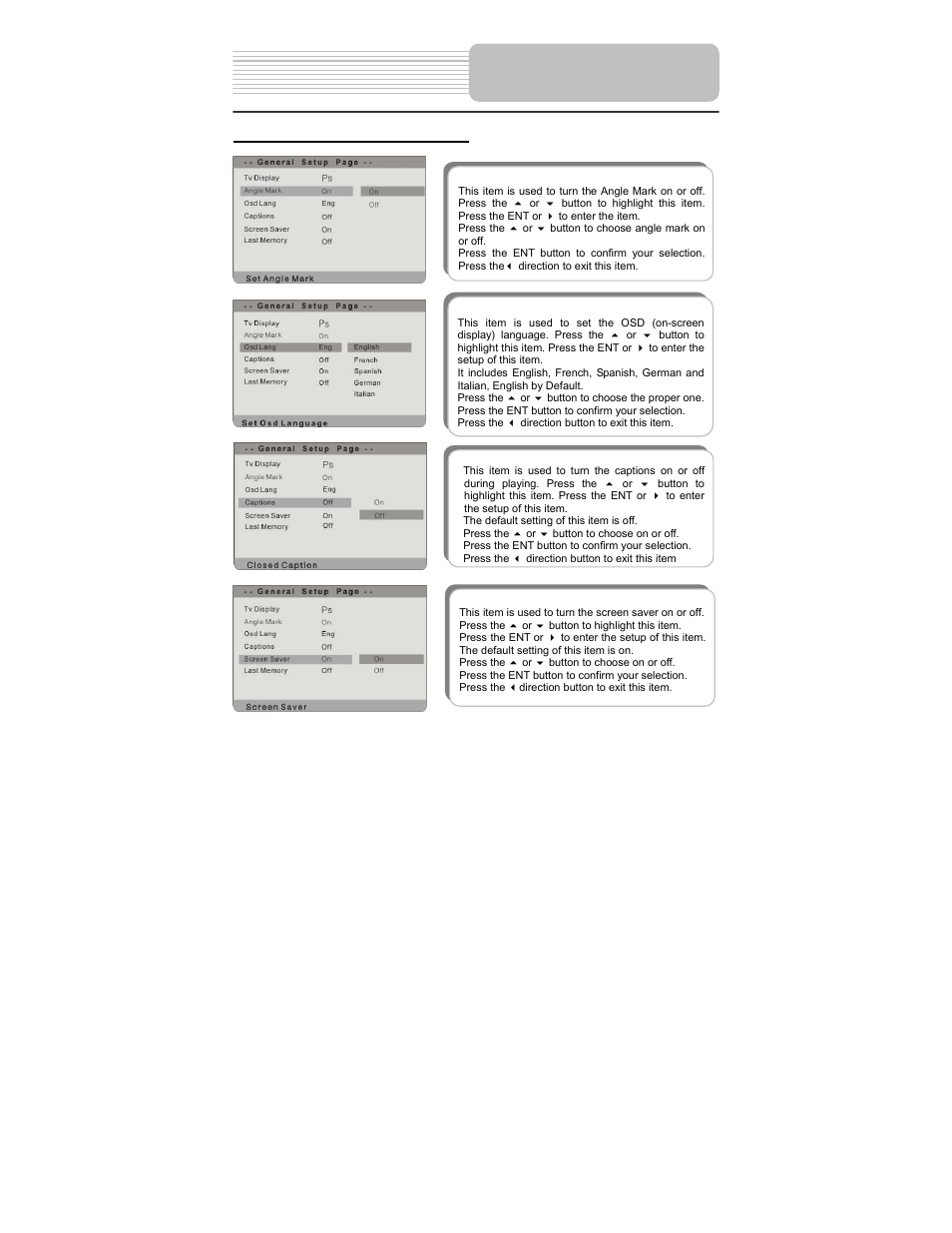 System setup | Polaroid PDM-0817 User Manual | Page 35 / 67