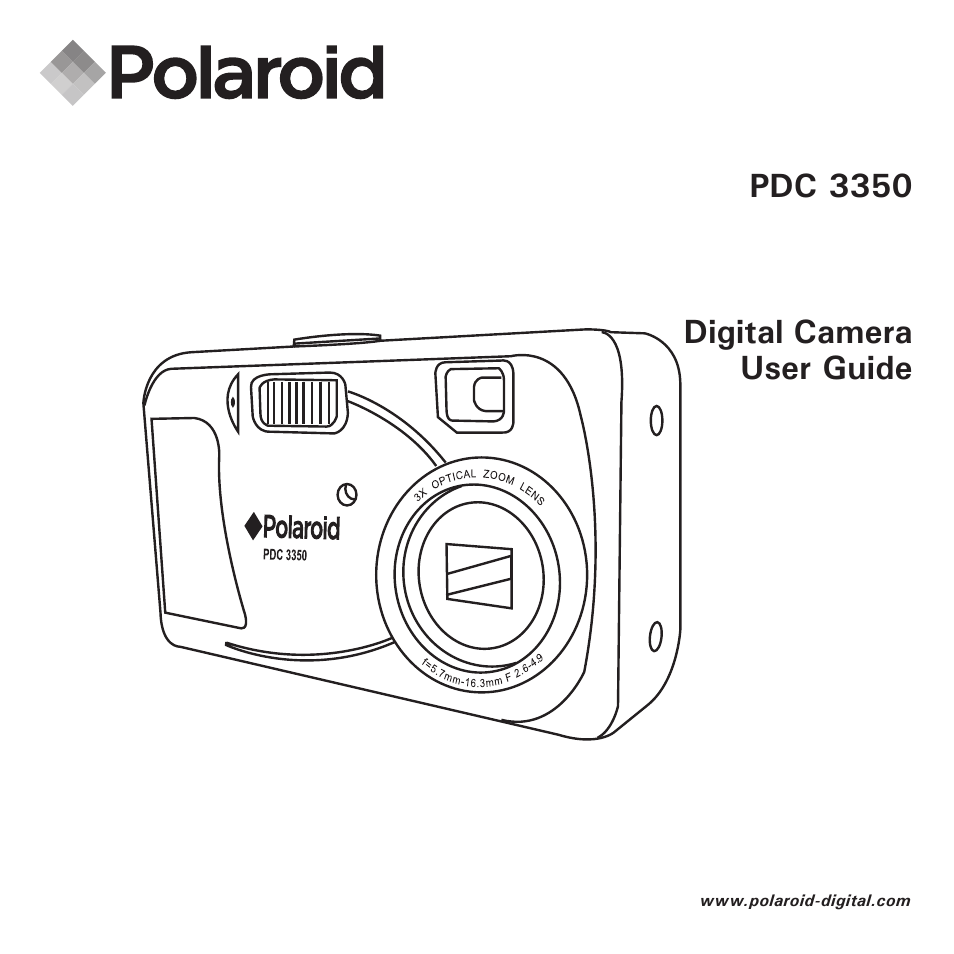 Polaroid PhotoMAX PDC 3350 User Manual | 63 pages