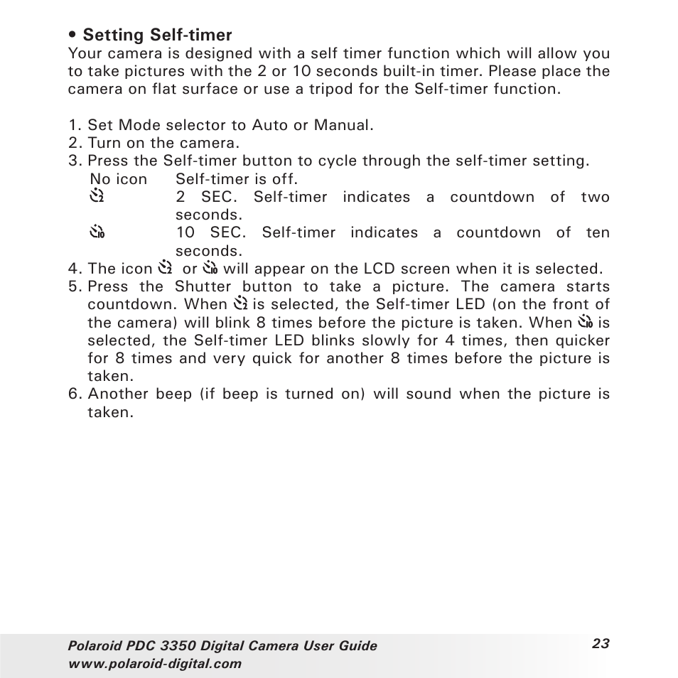 Polaroid PhotoMAX PDC 3350 User Manual | Page 23 / 63