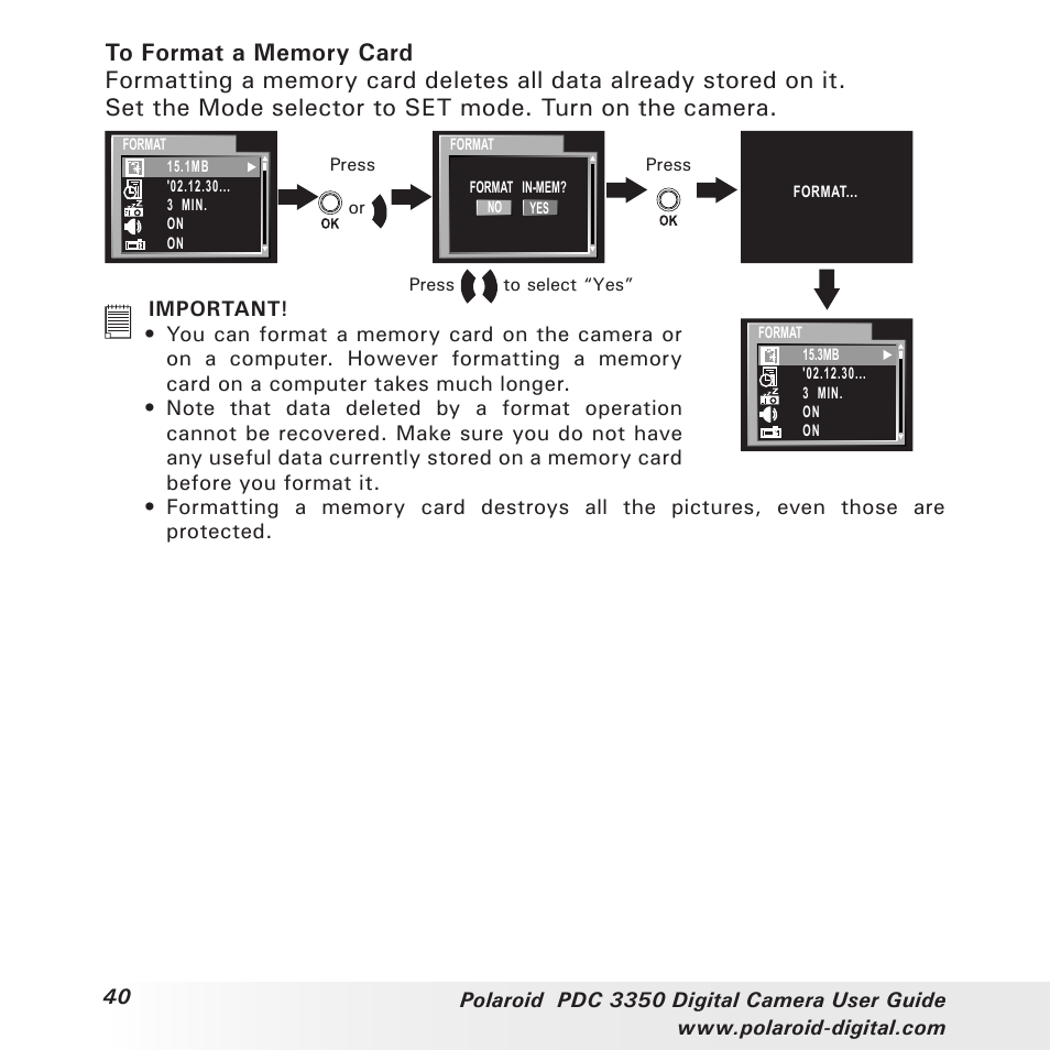 Polaroid PhotoMAX PDC 3350 User Manual | Page 40 / 63