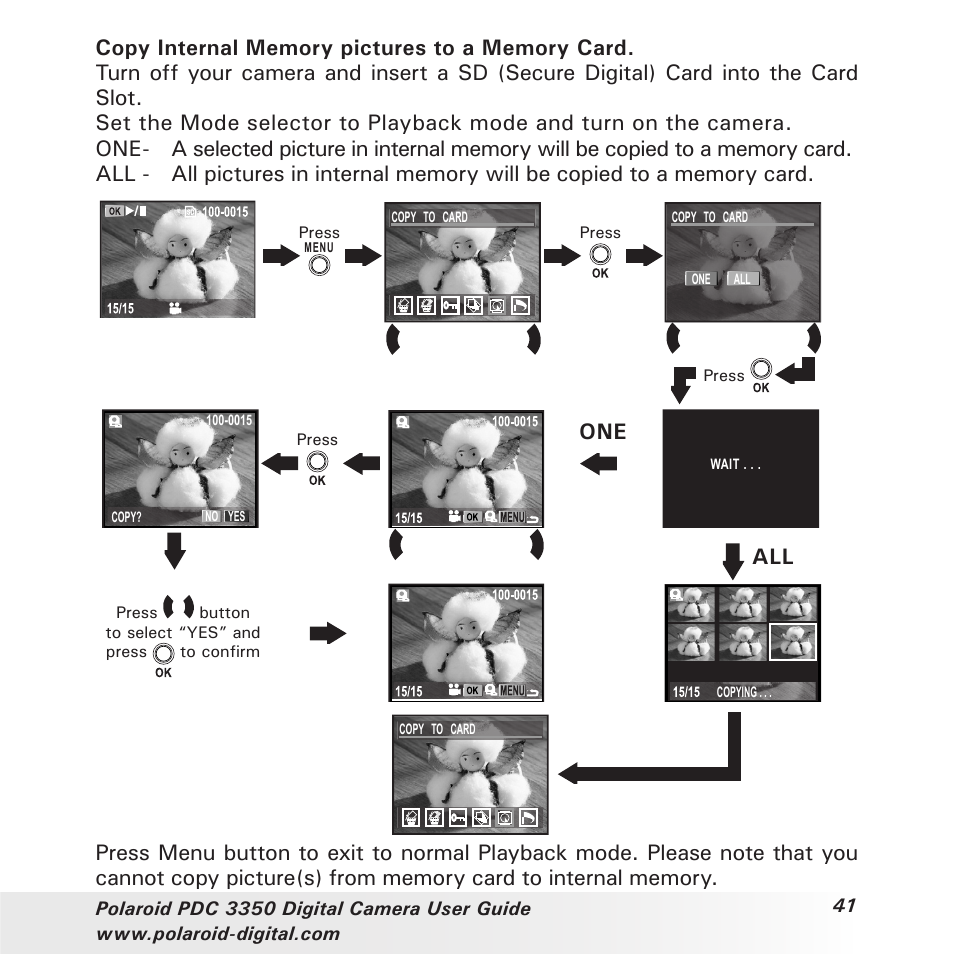 One all | Polaroid PhotoMAX PDC 3350 User Manual | Page 41 / 63
