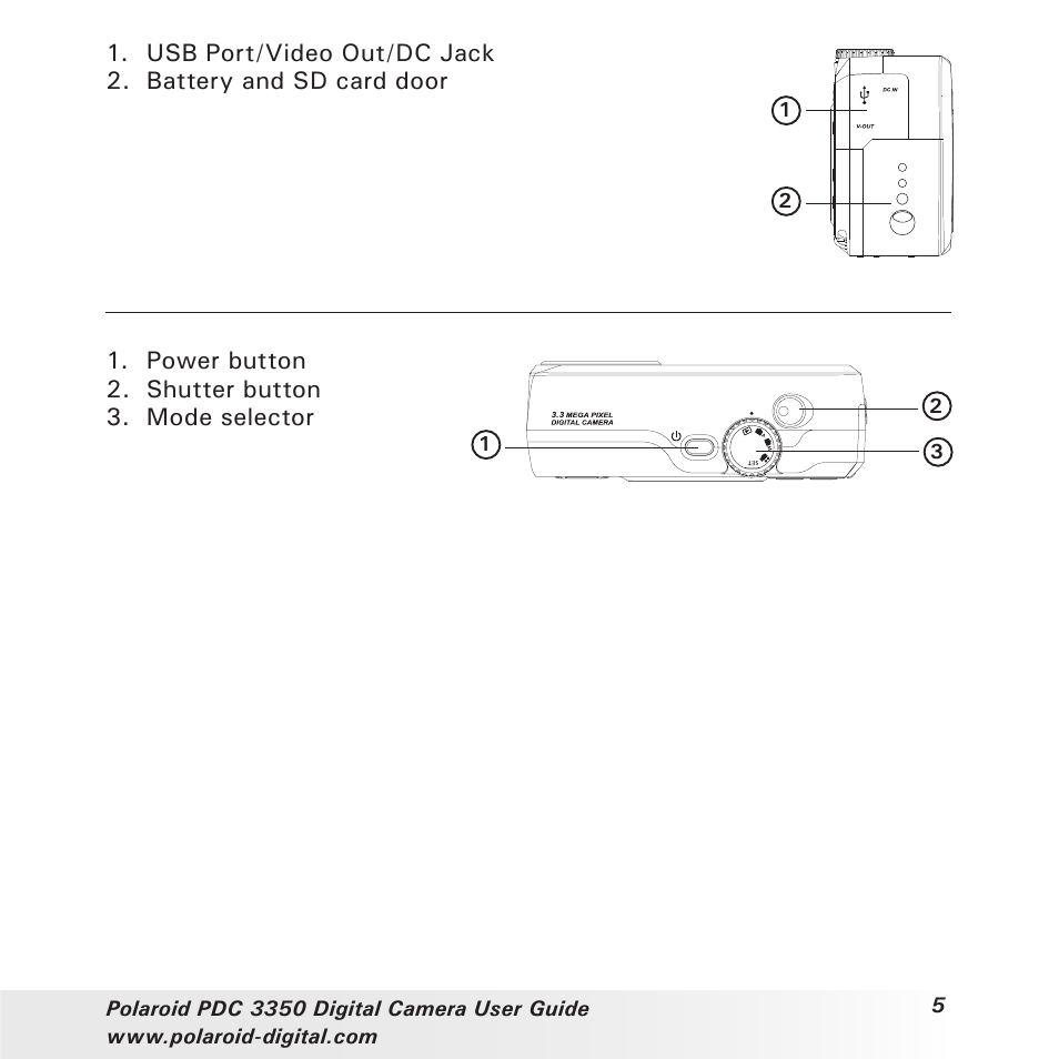 Polaroid PhotoMAX PDC 3350 User Manual | Page 5 / 63