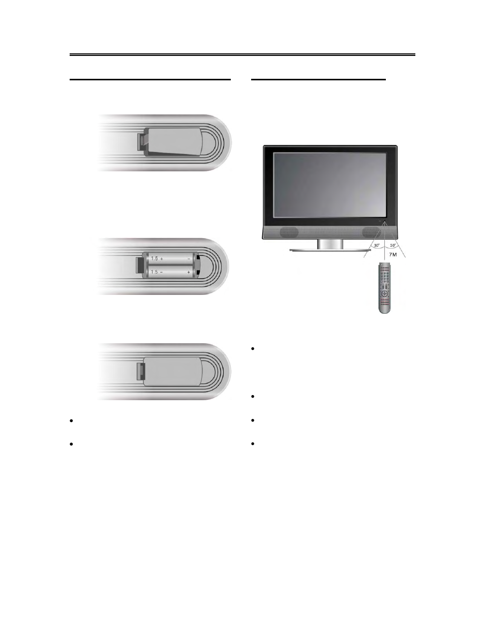 Remote control, Preparation of remote control, Using the remote control | Polaroid FXM-1911C User Manual | Page 10 / 43