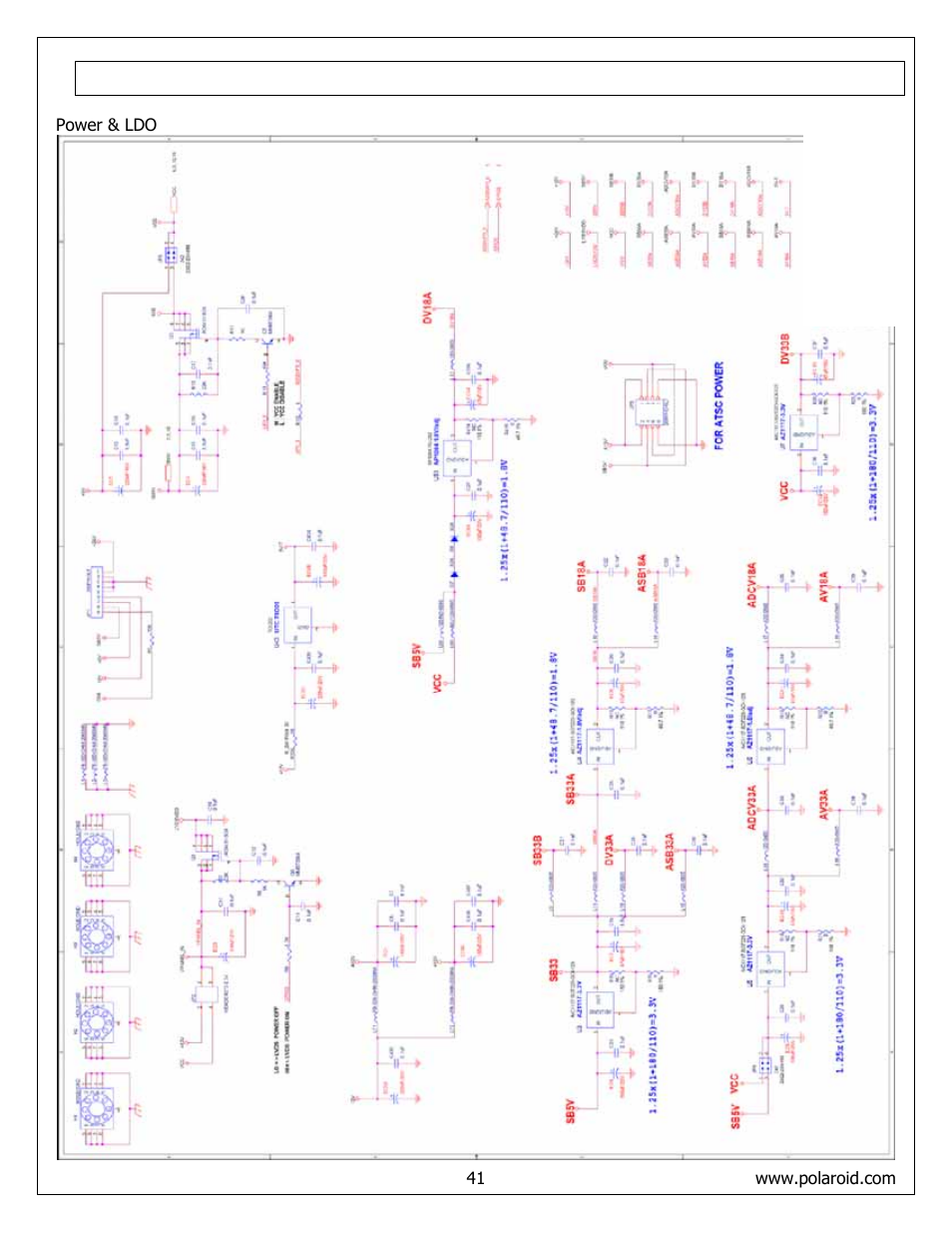 Schematics | Polaroid FLM-4232HM User Manual | Page 41 / 52