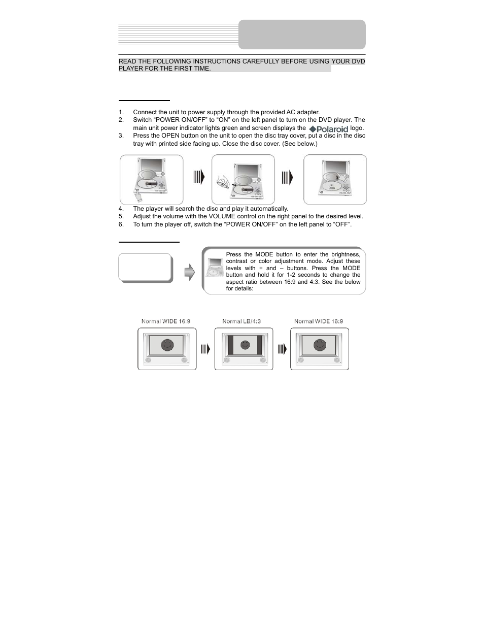 Playback operation | Polaroid PDM-0990DS User Manual | Page 25 / 68
