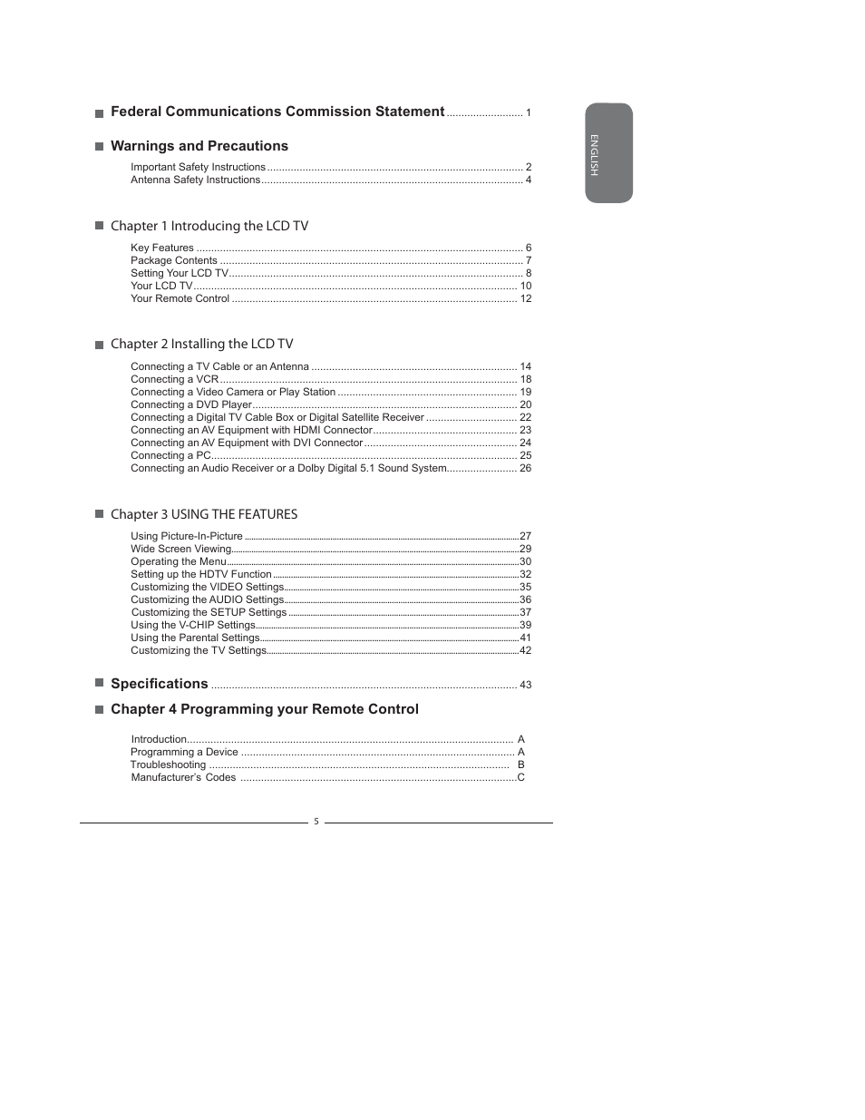 Polaroid FLX-2602 User Manual | Page 6 / 58