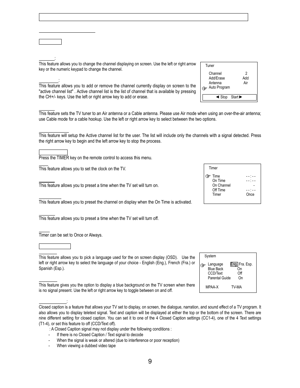 Instruction manual | Polaroid TDB-3000AR User Manual | Page 10 / 29