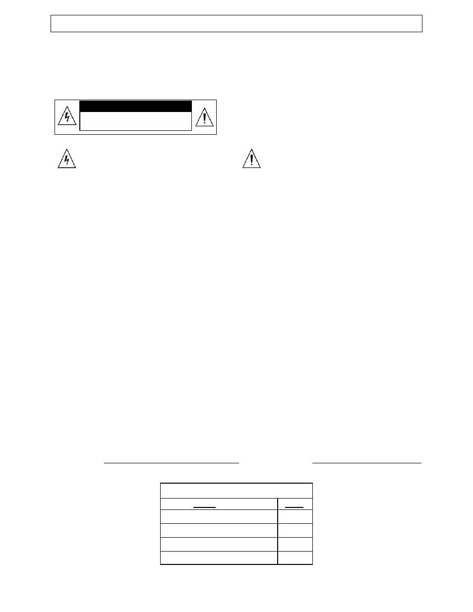 Packing list, Warning, Caution | Polaroid TBX-2000AF User Manual | Page 2 / 27