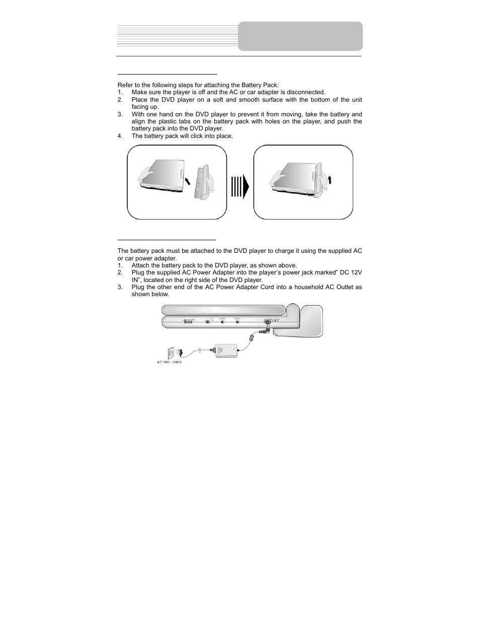 Rechargeable battery | Polaroid PDU-1045 User Manual | Page 22 / 45
