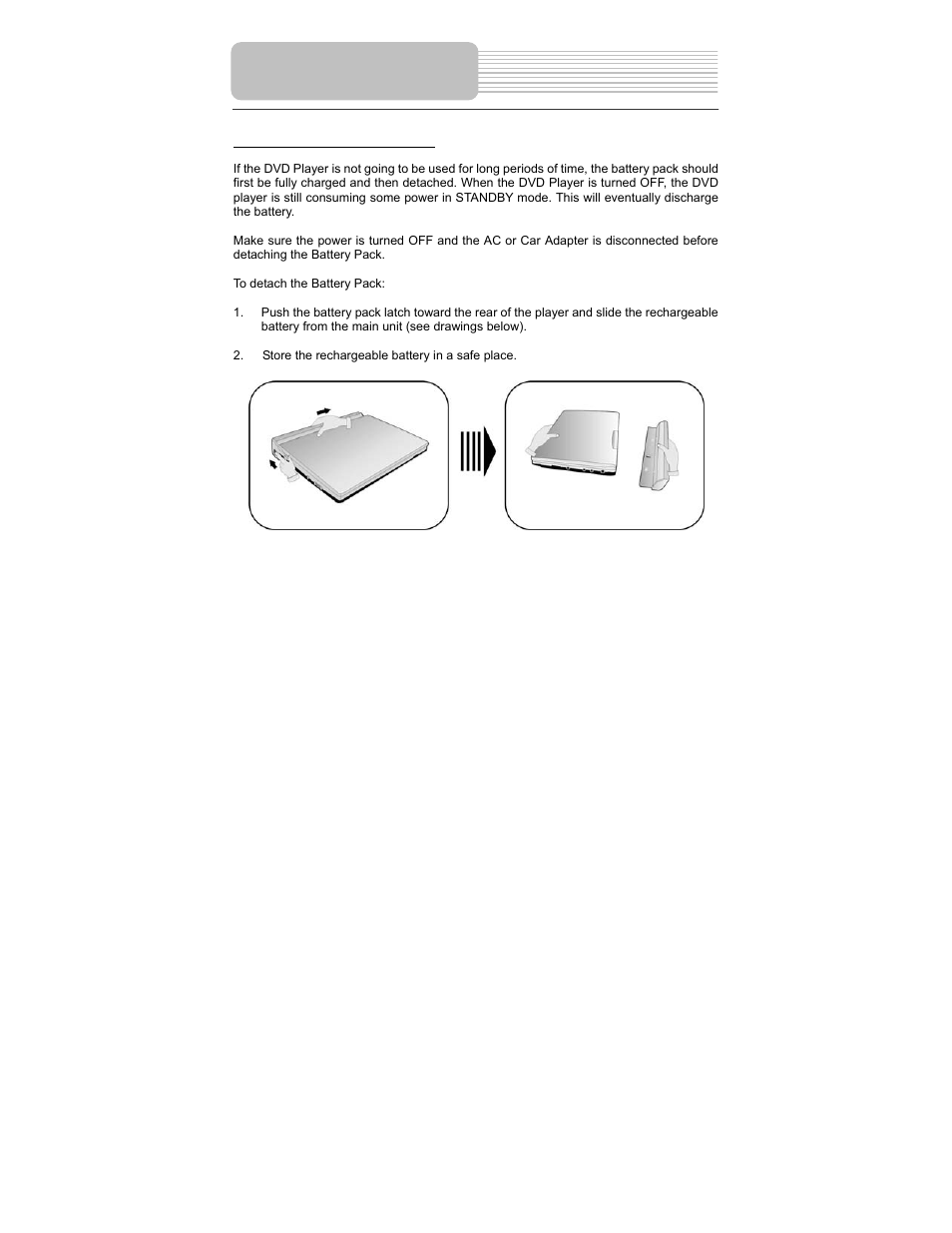 Rechargeable battery | Polaroid PDU-1045 User Manual | Page 23 / 45