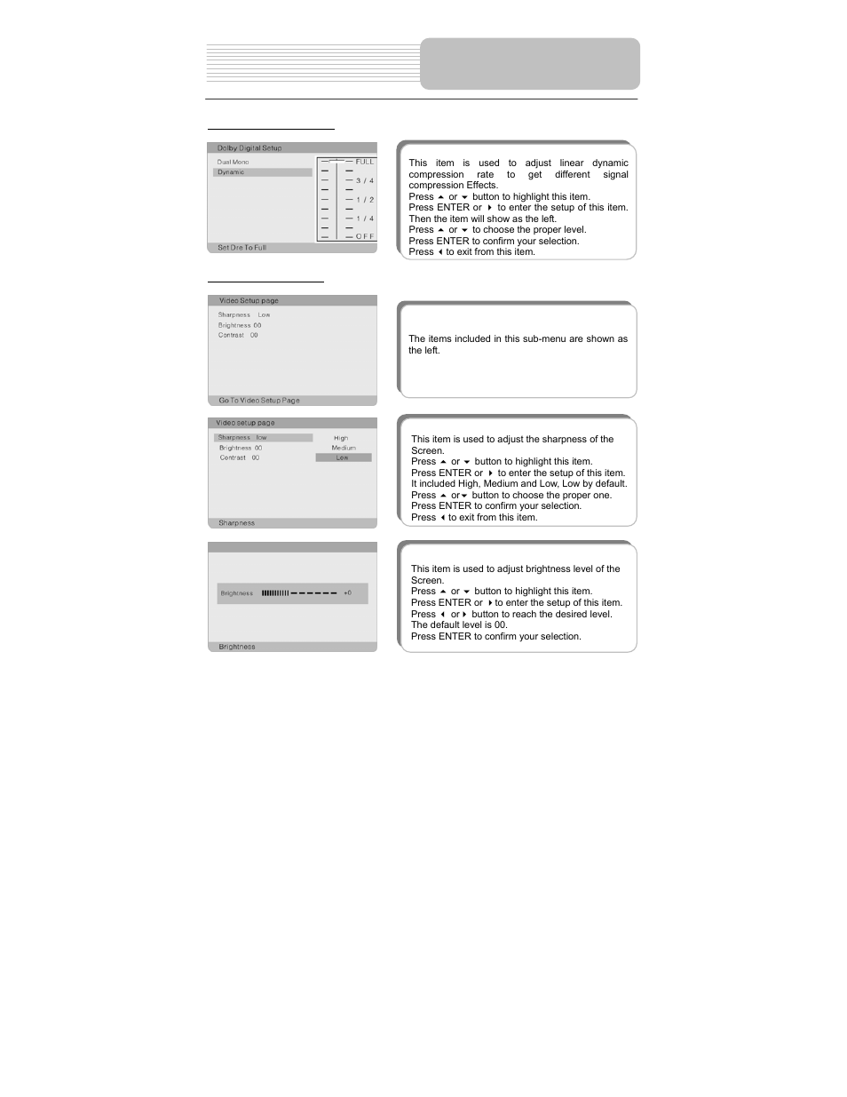System setup | Polaroid PDU-1045 User Manual | Page 38 / 45