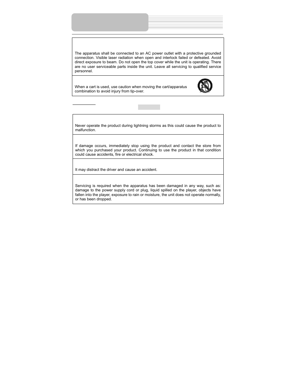 Safety instructions | Polaroid PDU-1045 User Manual | Page 4 / 45