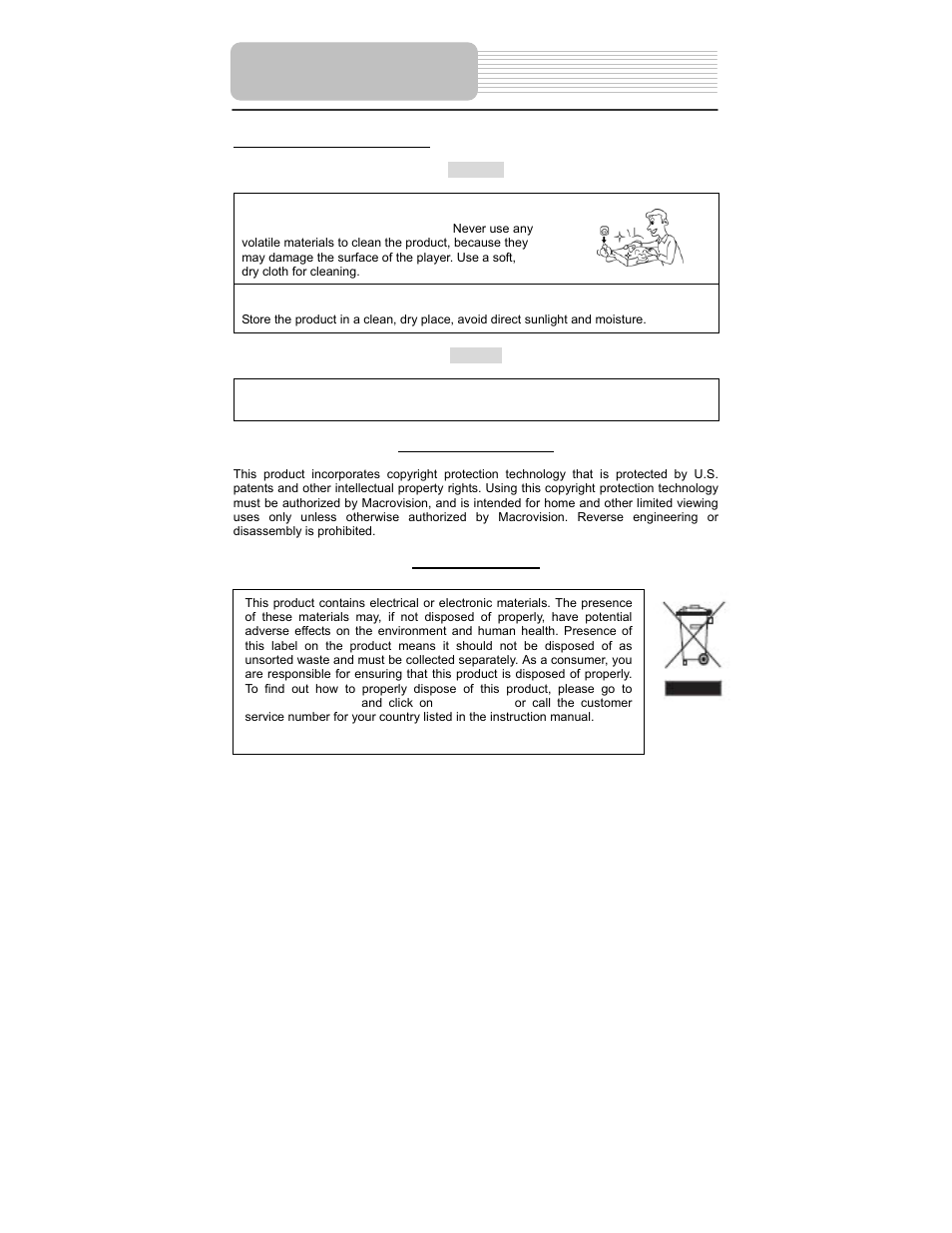 Safety instructions | Polaroid PDU-1045 User Manual | Page 6 / 45
