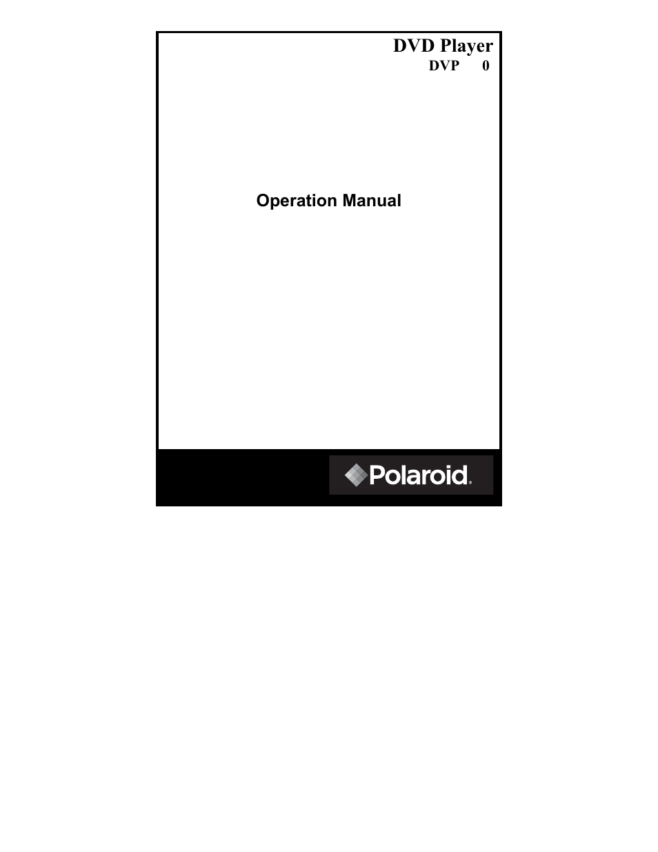 Polaroid DVP 300 User Manual | 30 pages