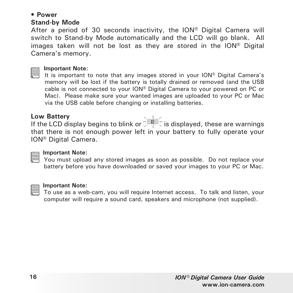 Polaroid ION User Manual | Page 16 / 51