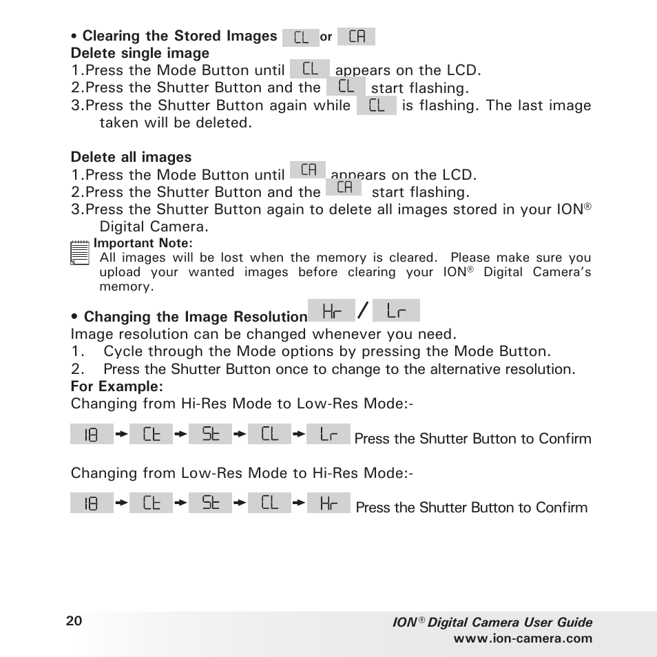 Polaroid ION User Manual | Page 20 / 51