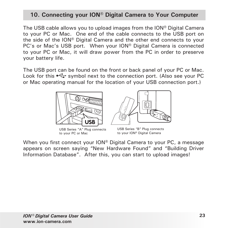 Polaroid ION User Manual | Page 23 / 51