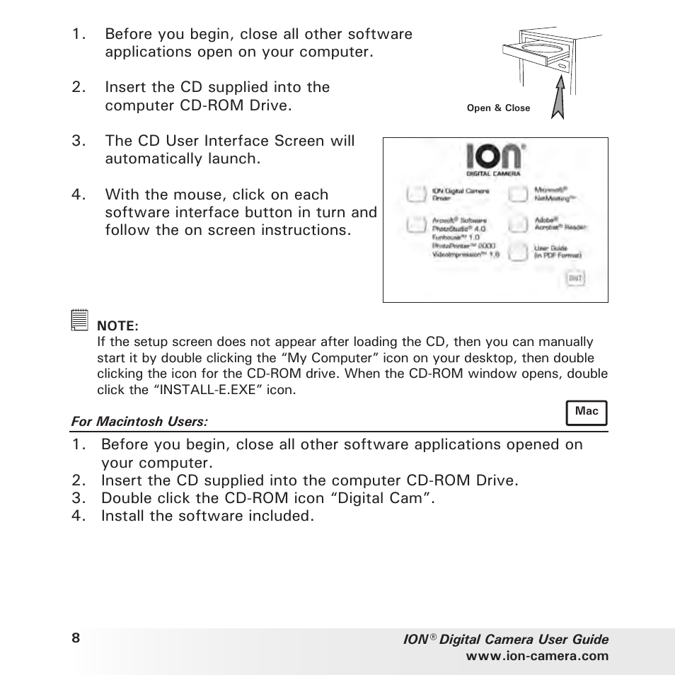 Polaroid ION User Manual | Page 8 / 51