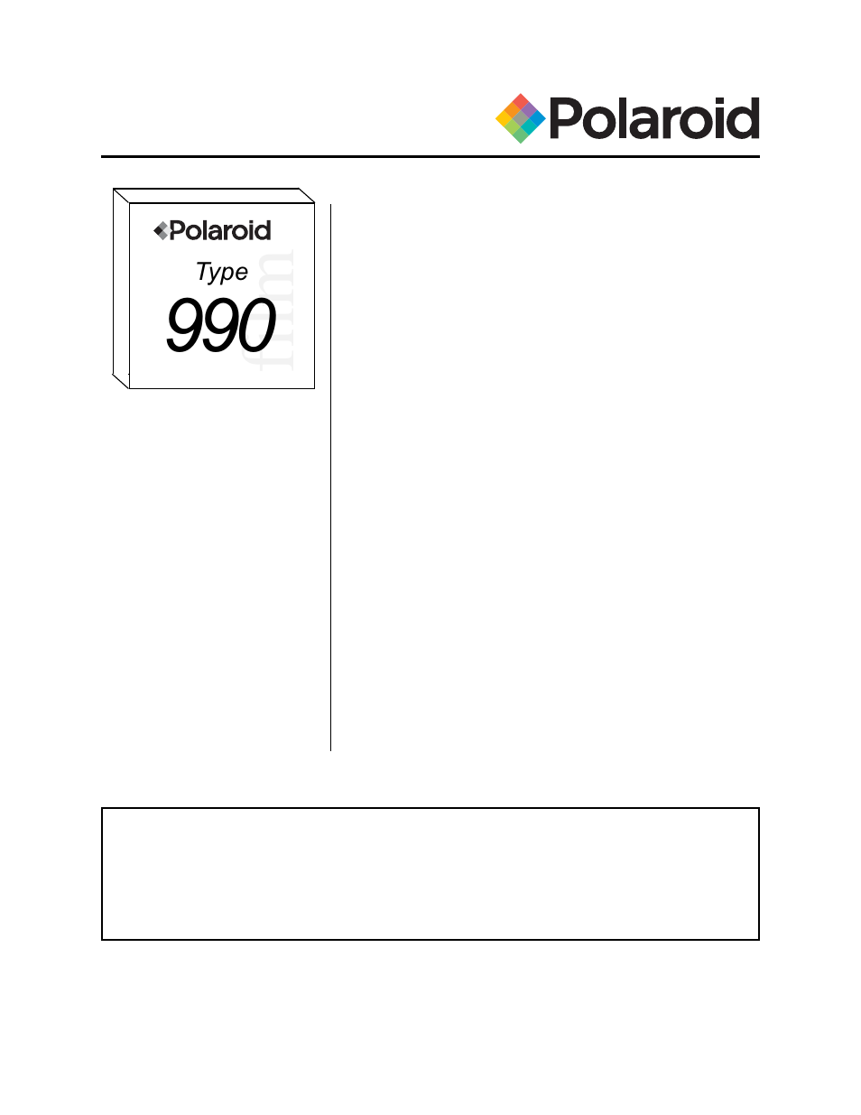 Polaroid T-990 User Manual | 4 pages