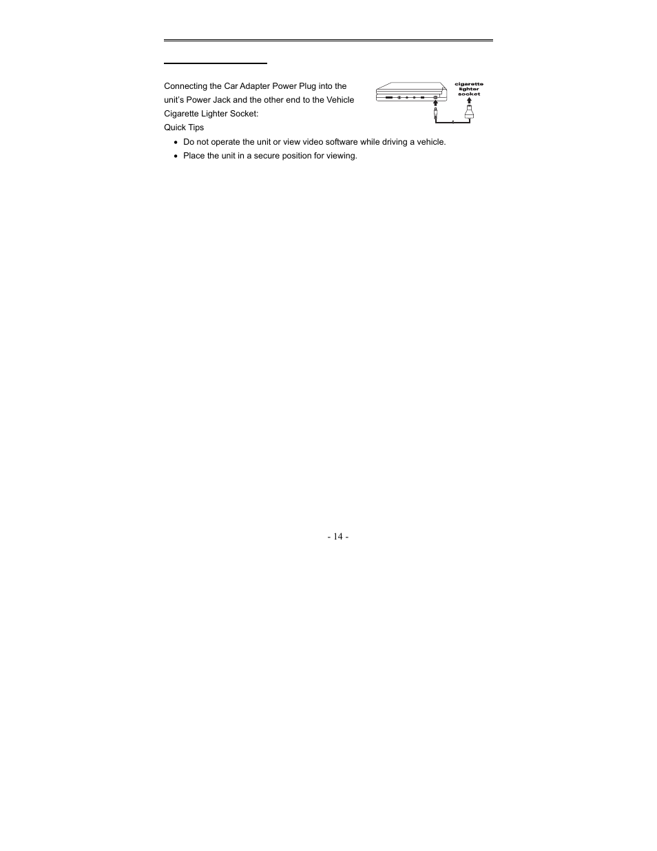 Power supply | Polaroid PDV-1008N User Manual | Page 14 / 27