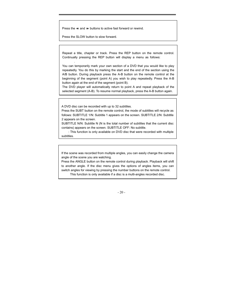 Playback functions | Polaroid PDV-1008N User Manual | Page 20 / 27
