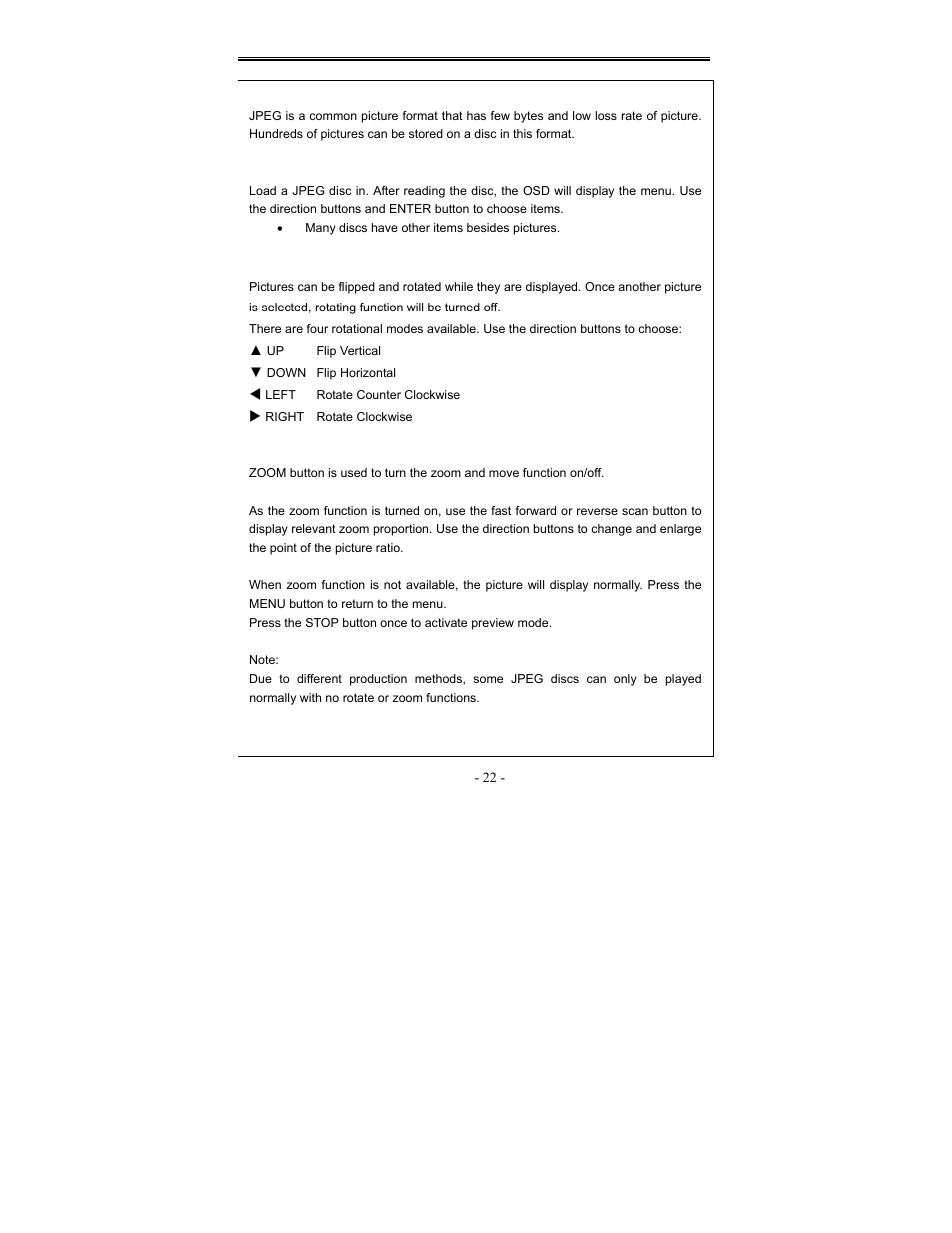 Playback functions | Polaroid PDV-1008N User Manual | Page 22 / 27