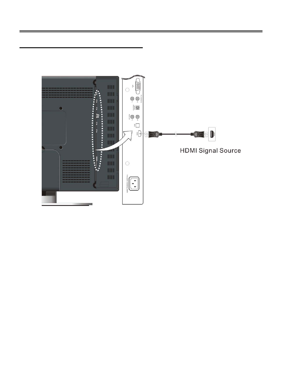 System connections, Connecting an hdmi signal source | Polaroid 20070918 User Manual | Page 18 / 48