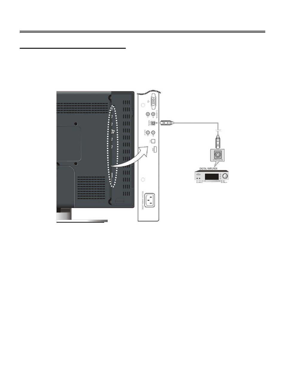 System connections, Connecting a digital amplifier | Polaroid 20070918 User Manual | Page 19 / 48