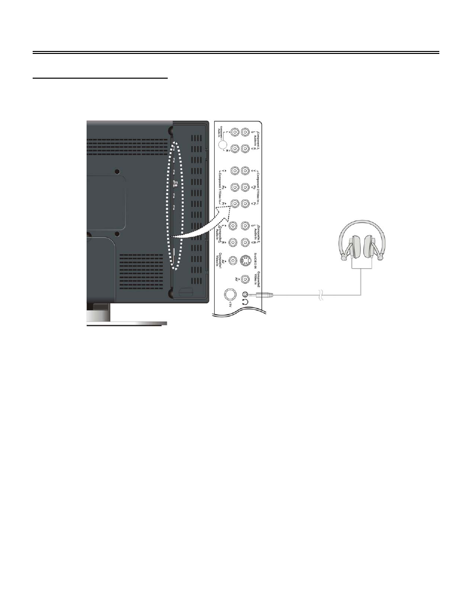 System connections, Connecting earphones | Polaroid 20070918 User Manual | Page 22 / 48