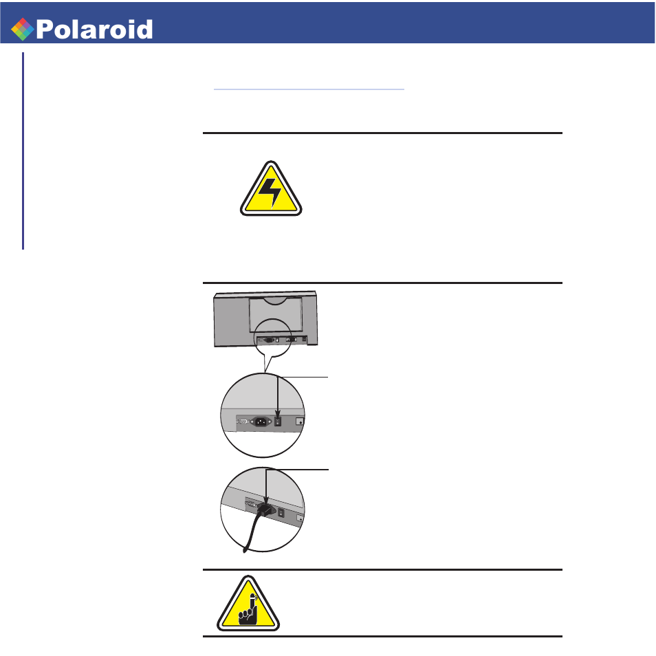 P100i, Polaroid, User’s manual | 1•3 printer installation | Polaroid P100i User Manual | Page 12 / 55