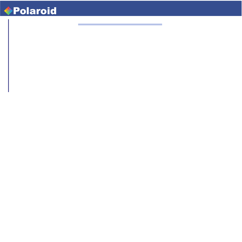P100i, Polaroid, User’s manual | Polaroid P100i User Manual | Page 3 / 55