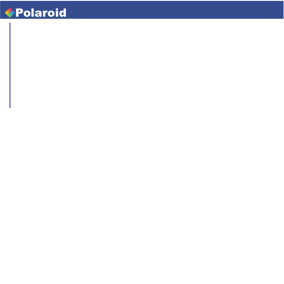 P100i, Polaroid, User’s manual | Polaroid P100i User Manual | Page 41 / 55