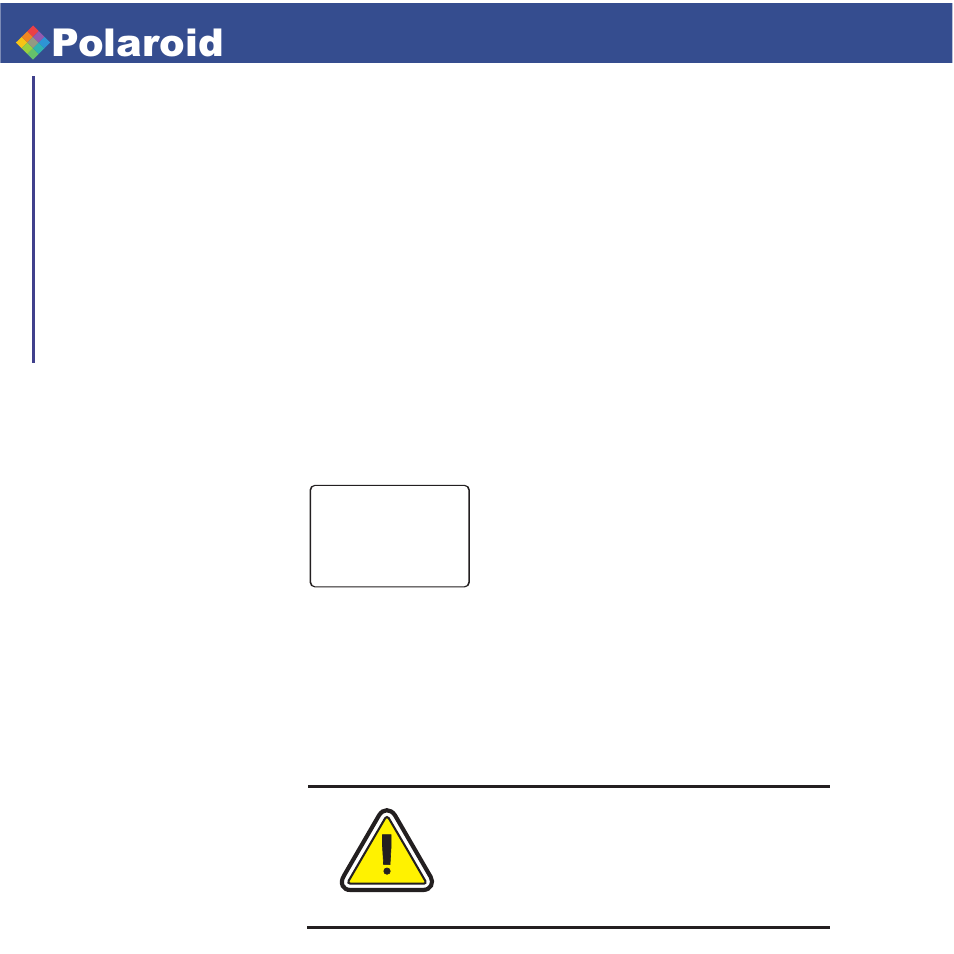 P100i, Polaroid, User’s manual | Polaroid P100i User Manual | Page 44 / 55