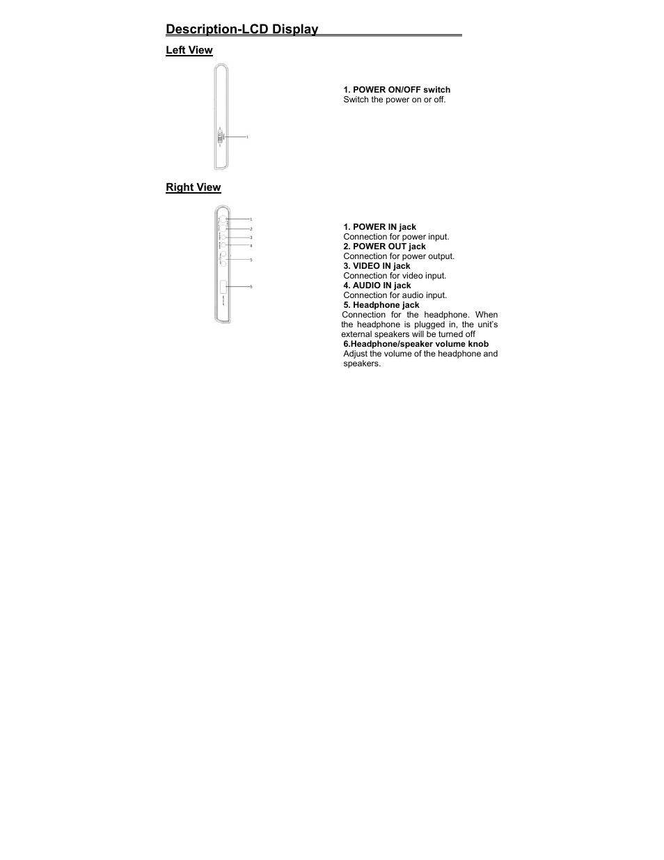 Description-lcd display | Polaroid PDV-523M2 User Manual | Page 31 / 41