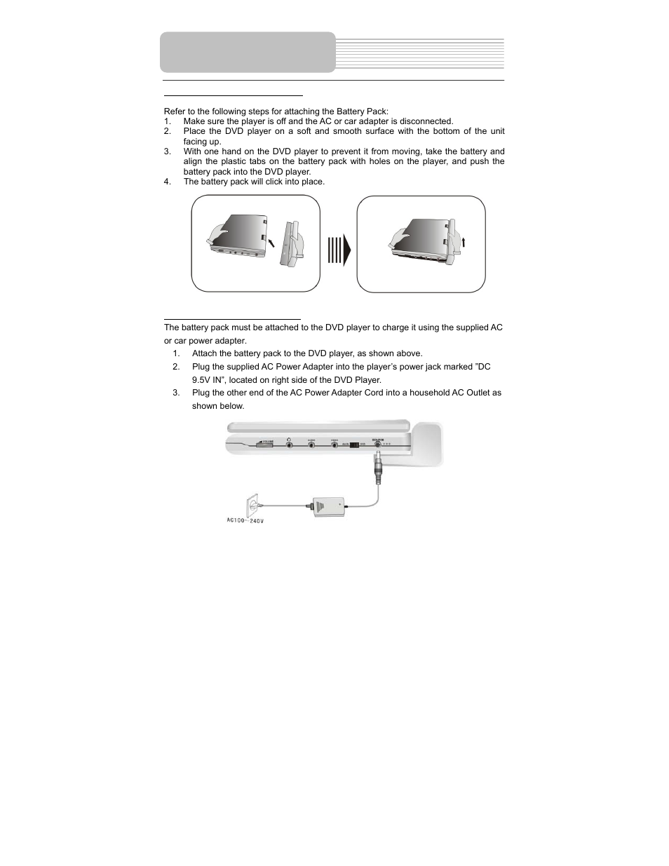 Rechargeable battery | Polaroid PDM-0711 User Manual | Page 18 / 37