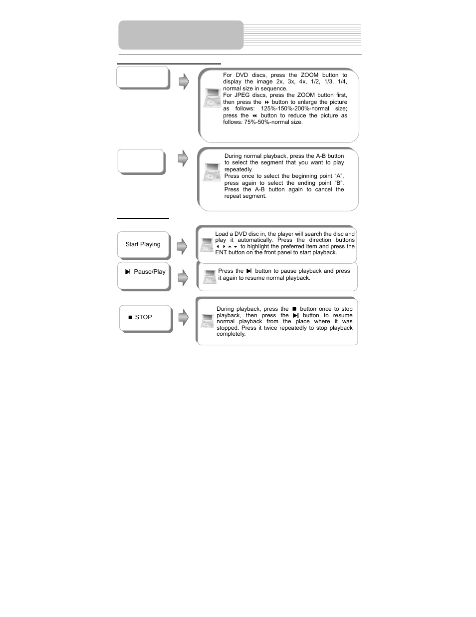 Playback operation | Polaroid PDM-0711 User Manual | Page 22 / 37