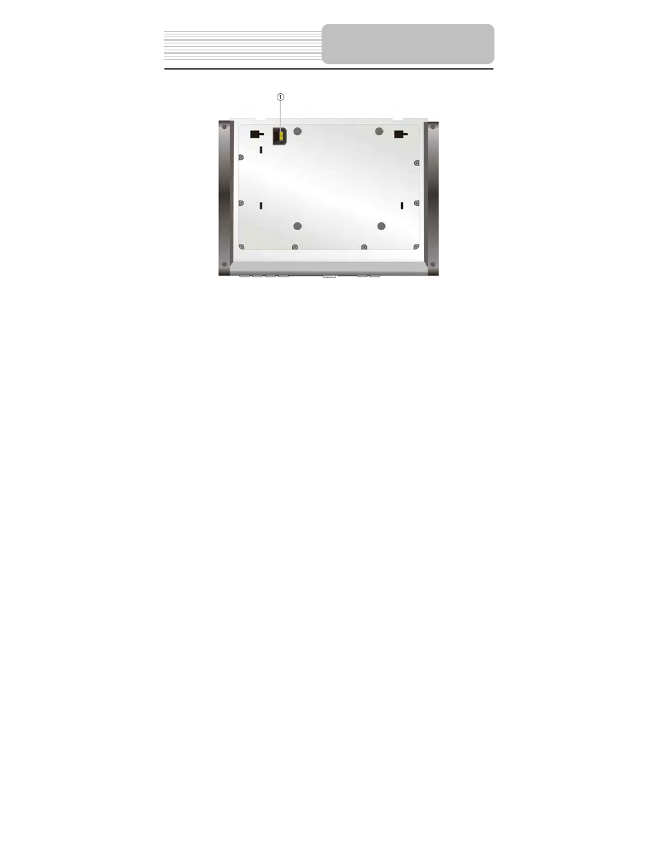 View of bottom panel | Polaroid PDM-8551 User Manual | Page 11 / 37