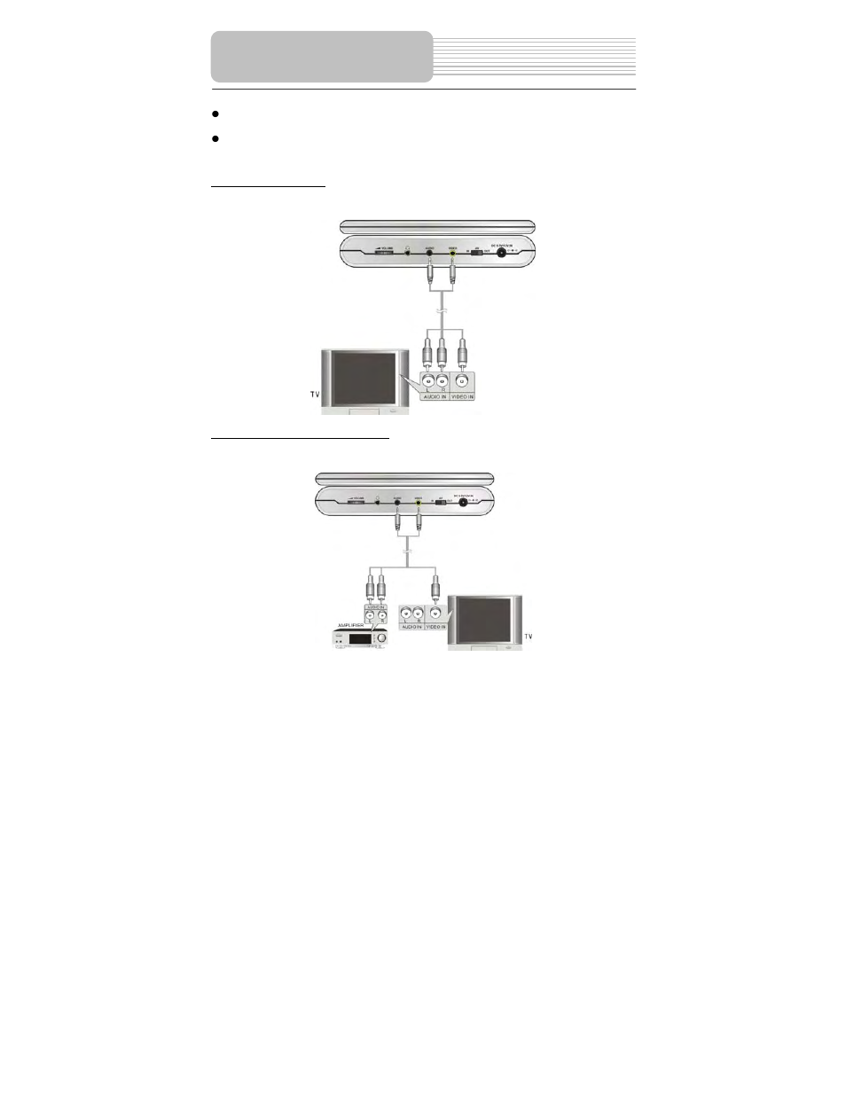 System connections | Polaroid PDM-8551 User Manual | Page 16 / 37