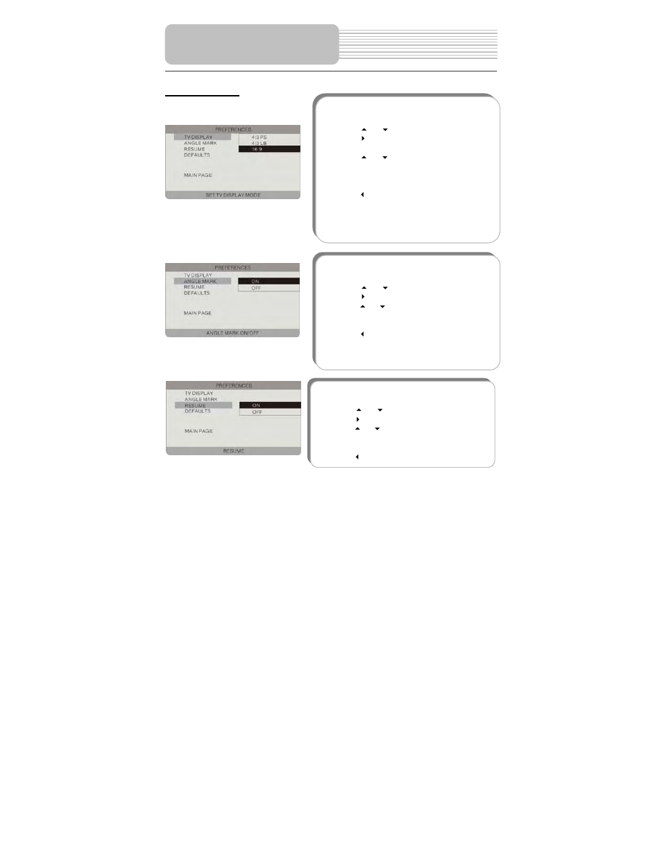 System setup | Polaroid PDM-8551 User Manual | Page 32 / 37