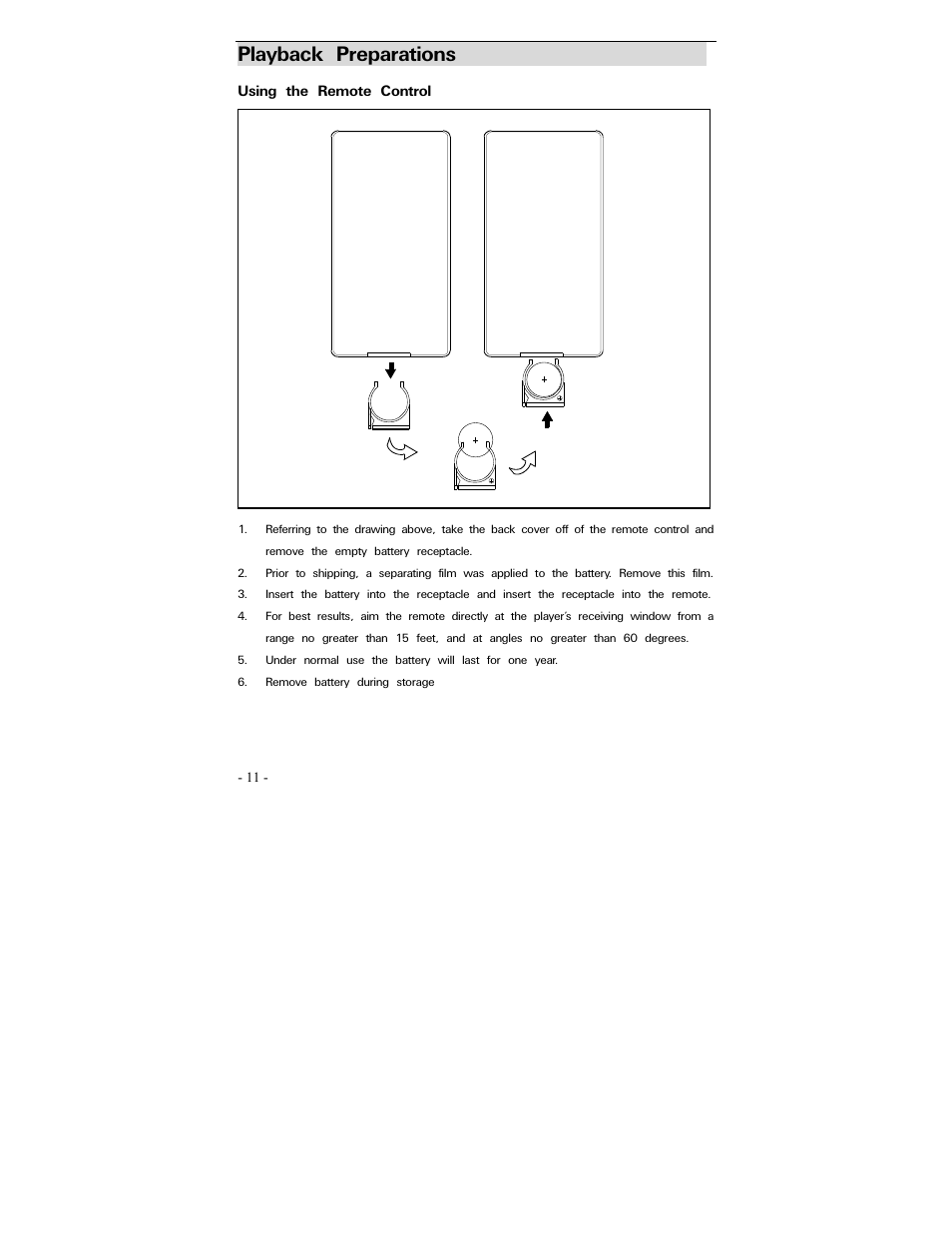 Playback preparations | Polaroid PDV-0700 User Manual | Page 10 / 27